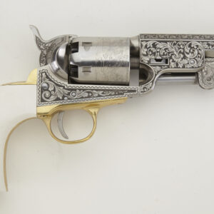 Pietta 1851 Captain Schaeffer Engraved .36 Cal 4" – Ultra Ivory (EMF)