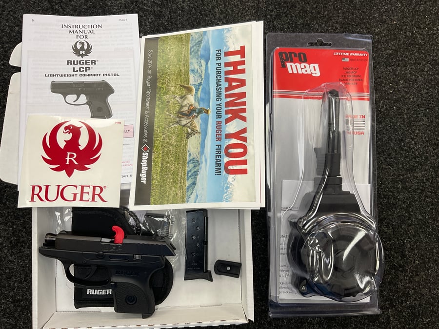 Ruger Lcp 32 Round Drum