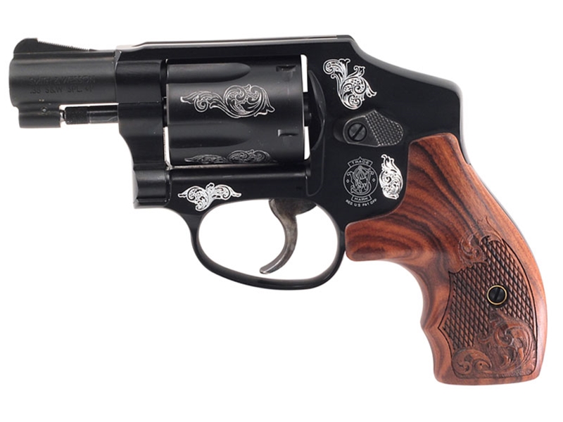 S&W 442 Airweight .38Spl 1.875' 5rd Engraved Revolver