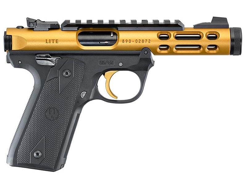 Ruger Mark IV 22/45 Lite 4.4' .22LR Gold TB