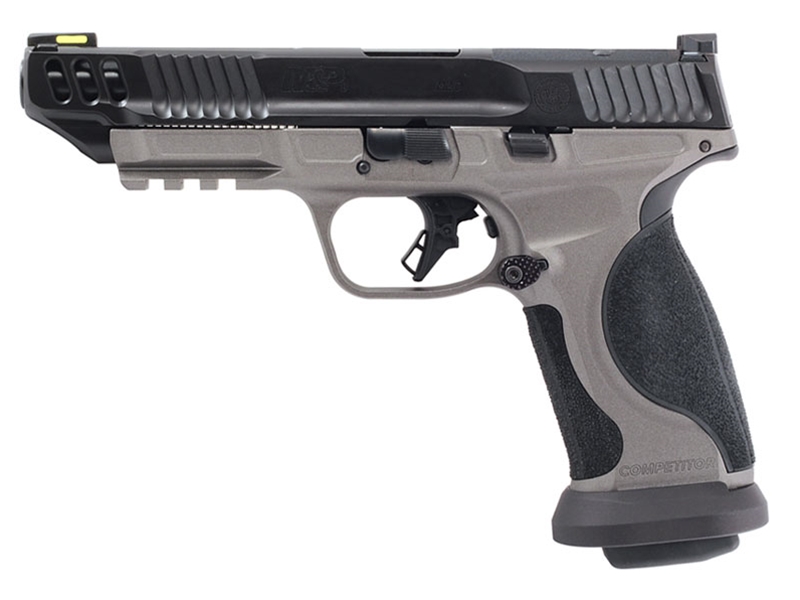 S&W M&P 9 M2.0 PC Competitor 9mm 17rd, Tungsten 2-Tone