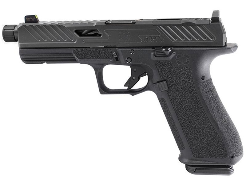 Shadow Systems DR920 Elite 9mm Pistol Black, Black Barrel, Optic Ready TB