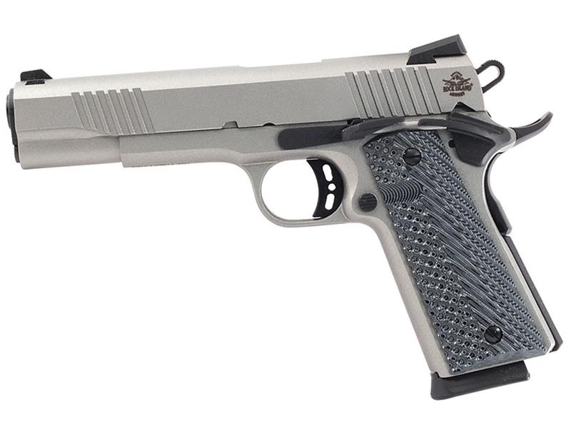 Rock Island Armory 1911 EFS .45ACP 5' 8rd Pistol, Cerakote Gun Metal Grey/G10 Grips