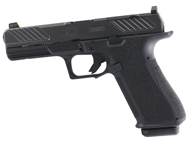 Shadow Systems DR920 Combat 9mm Pistol Black, Black Barrel Optic Ready