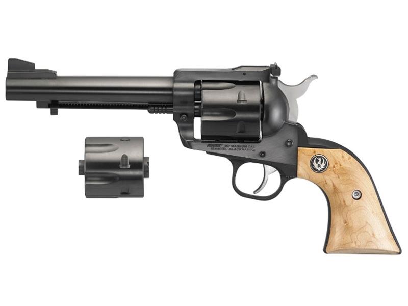 Ruger Blackhawk Convertible 9mm/.357Mag 5.5' Blued/Maple
