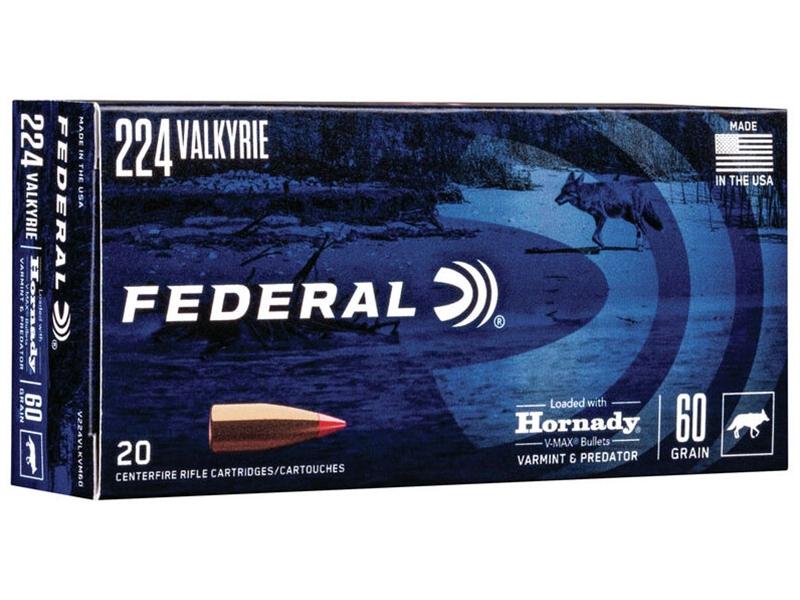 Federal .224 Valkyrie 60gr VMax 20rd