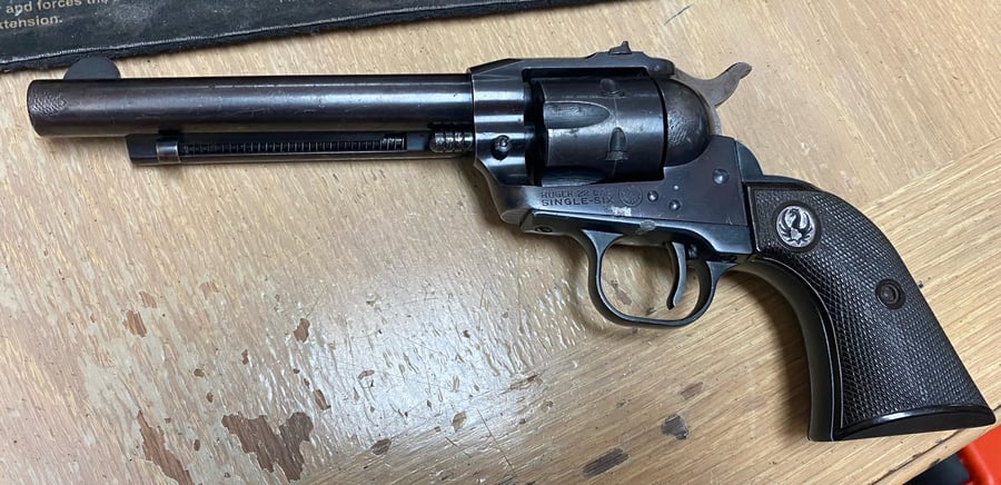 Ruger Single Six Old Model 3-screw Mfg. 1958