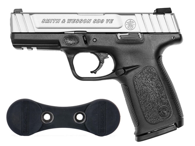 S&W SD9VE 9mm 4' Two-Tone w/ Lockdown Gun Magnet