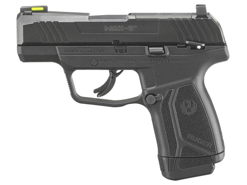 Ruger Max-9 3.2' 9mm Pistol, Manual Safety