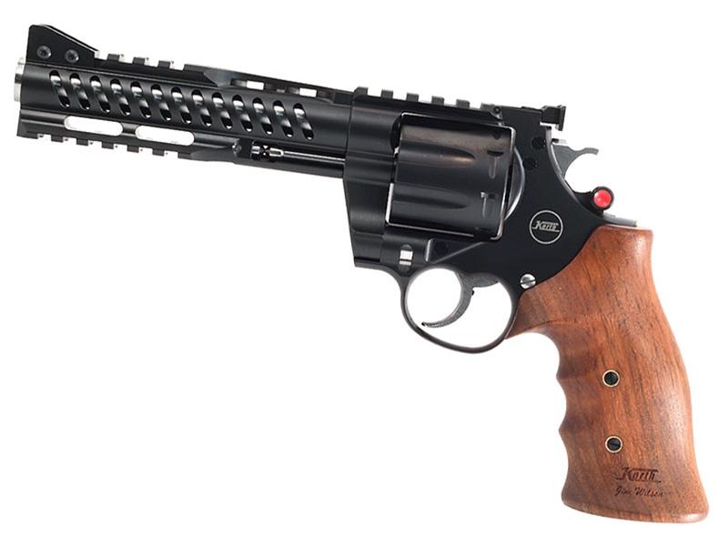 Nighthawk Korth NXS .357MAG 6' 8rd Black DLC/Walnut