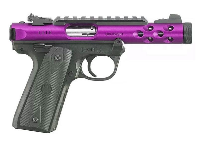 Ruger Mark IV 22/45 Lite 4.4' .22LR Purple TB