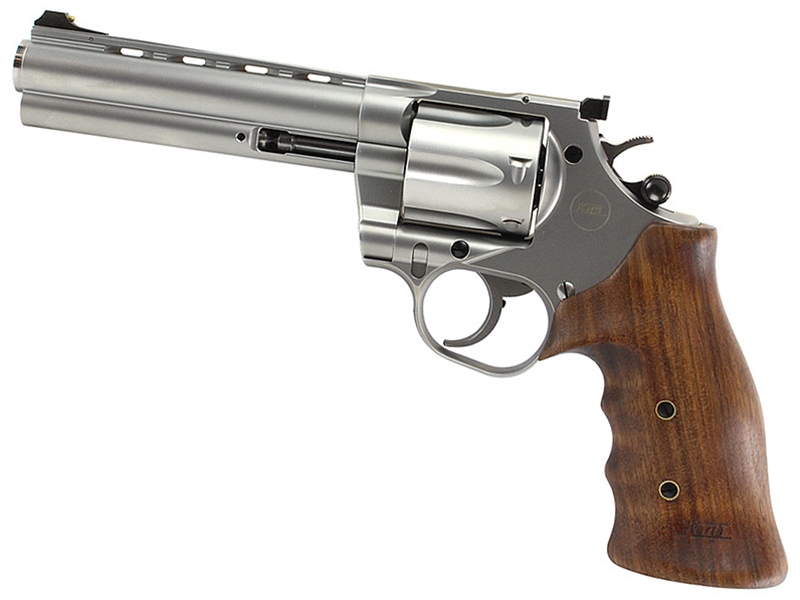 Nighthawk Custom Korth Mongoose 5.25' .357MAG Silver DLC Revolver