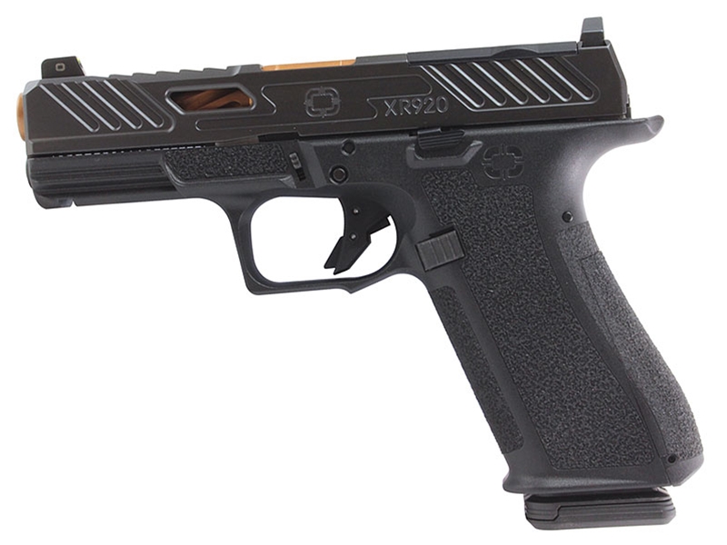 Shadow Systems XR920 Elite 9mm Pistol Black, Bronze Barrel, Optic Ready