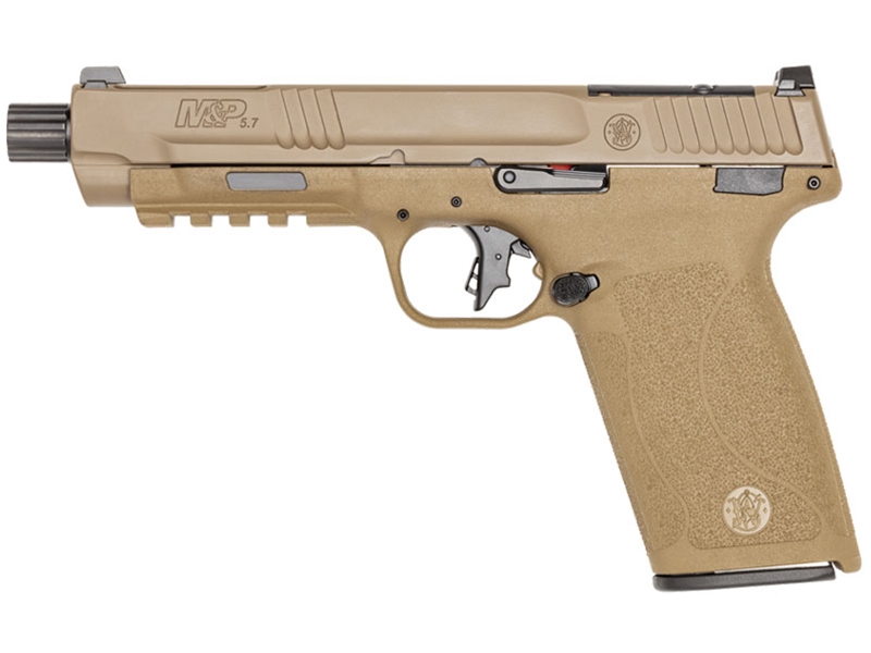 S&W M&P 5.7 OR 5.7x28 5' 22rd Pistol, FDE TB