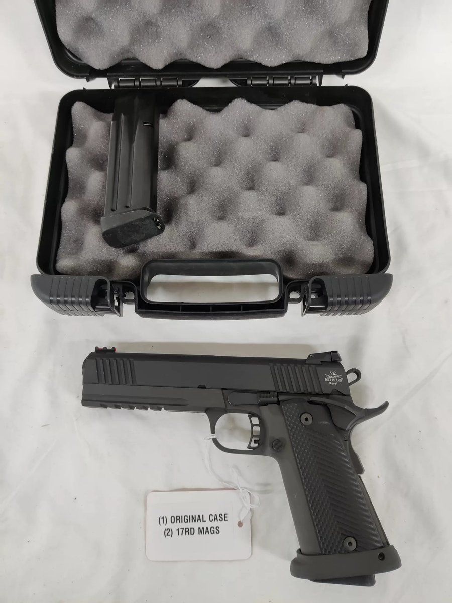 Rock Island Armory M1911 A2 Fs Tact W/2 Mags, Original Case