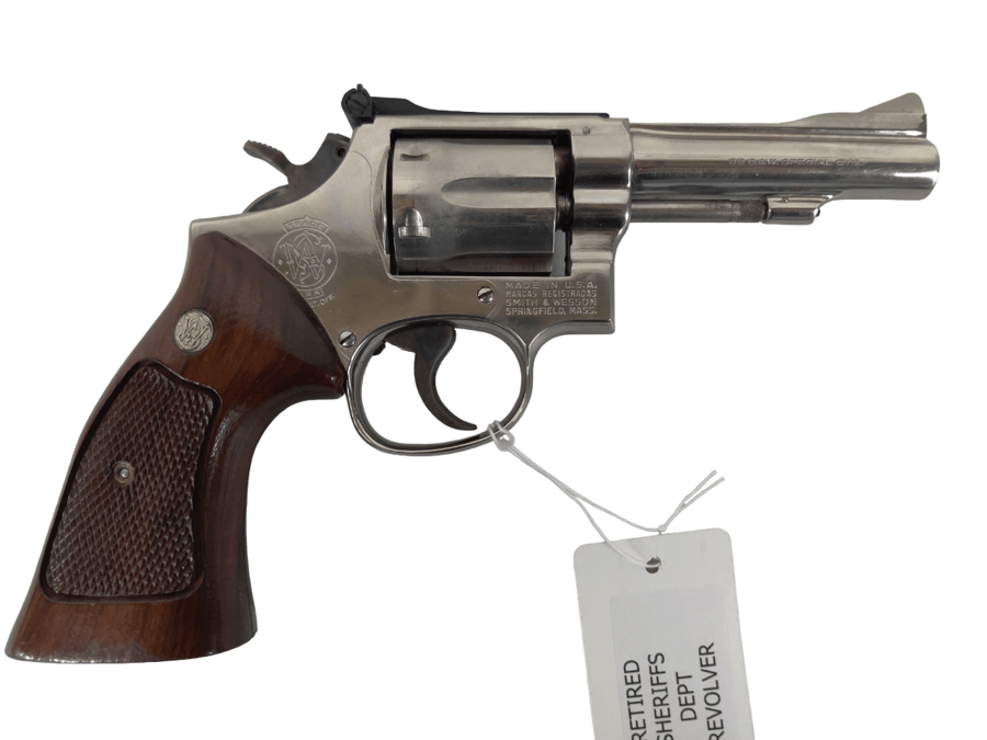 Smith & Wesson Model 15-4 Stainless Wood Grips Pre 1985