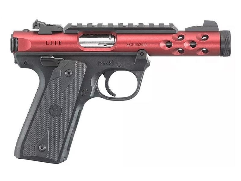 Ruger Mark IV 22/45 Lite 4.4' .22LR Red TB