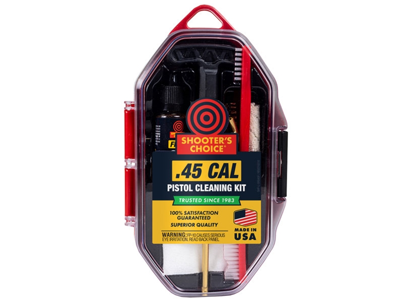 Shooter's Choice .45 Cal Pistol Gun Cleaning Kit