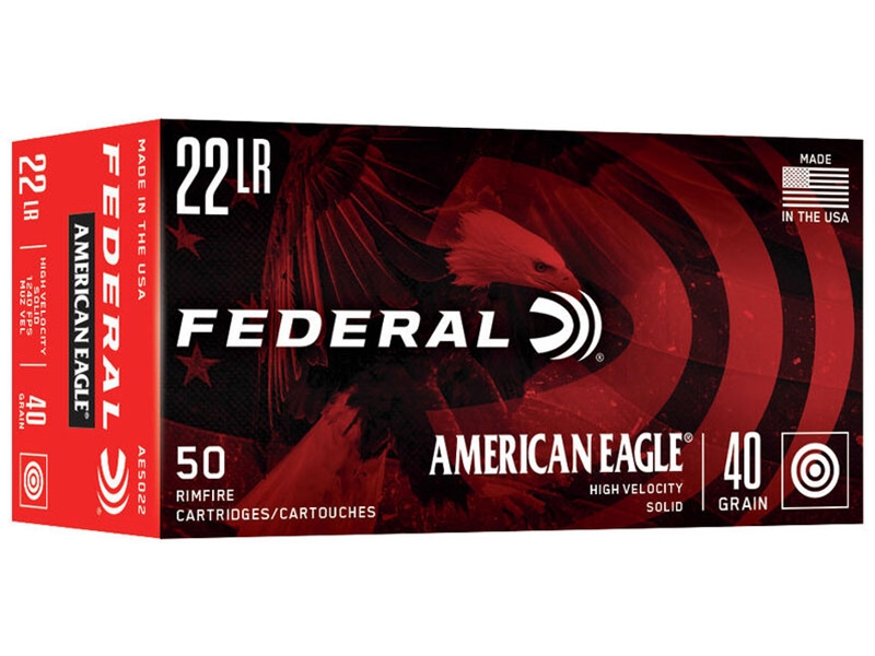 Federal AE 22LR HV LRN 40gr 50rd