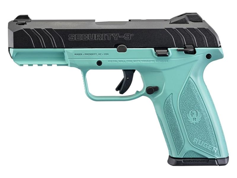 Ruger Security-9 9mm 4' Turquoise Pistol