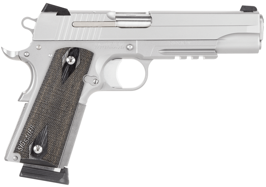 SIG Sauer 1911 Stainless Ca Complaint Rail