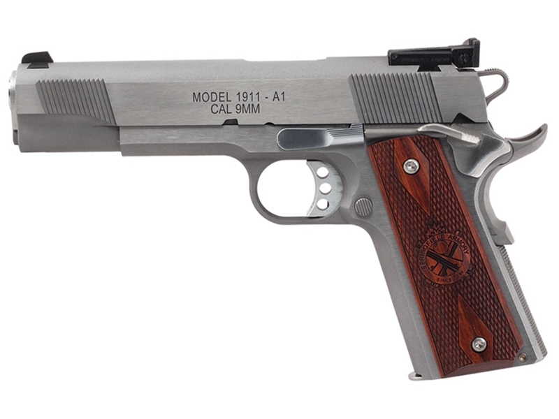 Springfield CA 1911 Loaded Target 9mm 5' 9rd Pistol, Stainless