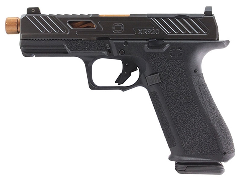 Shadow Systems XR920 Elite 9mm Pistol Black, Bronze Barrel, Optic Ready TB