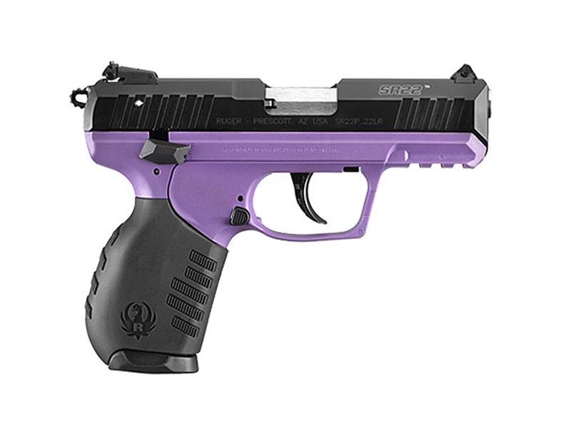 Ruger SR22P-PG 22LR Lady Lilac Purple TALO