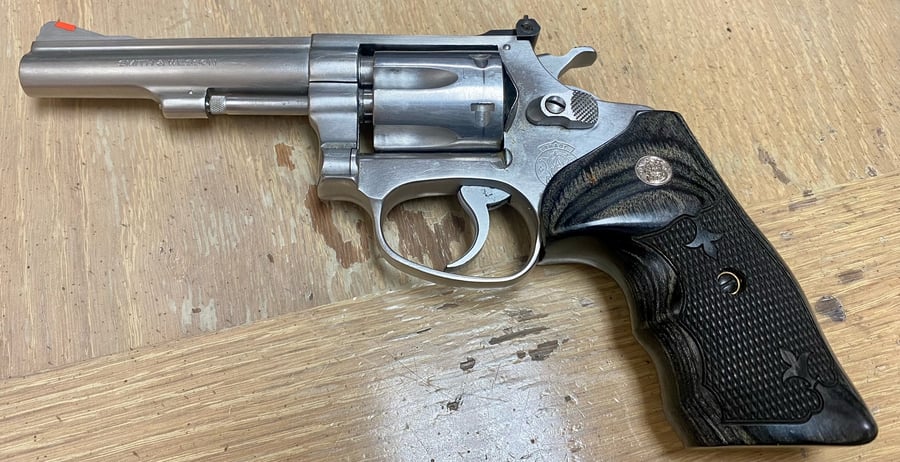 Smith & Wesson 63 No Dash Stainless Steel W/laminate Grips