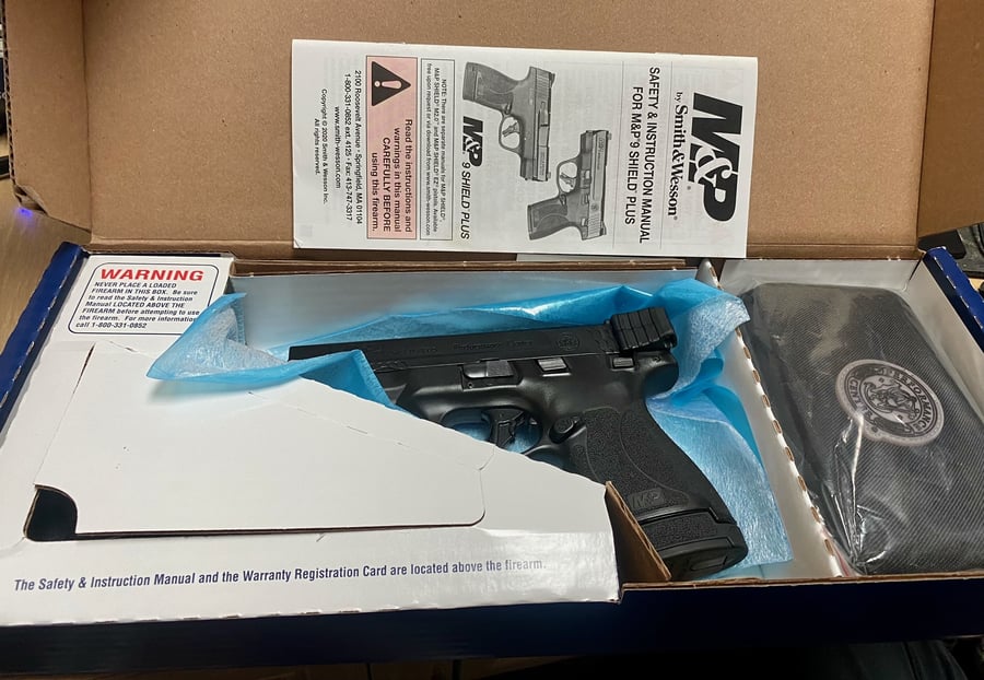 Smith & Wesson M&p9 Shield Plus Performance Center W/box, Accessories & Recover Tactical Charging Handle
