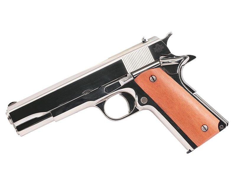 Rock Island Armory 1911 GI FS Nickel .38 Super 5' 9rd Pistol