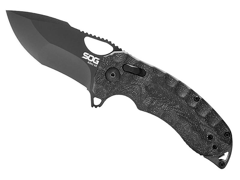 SOG Kiku XR Folding 3.03' Black Cerakote Knife