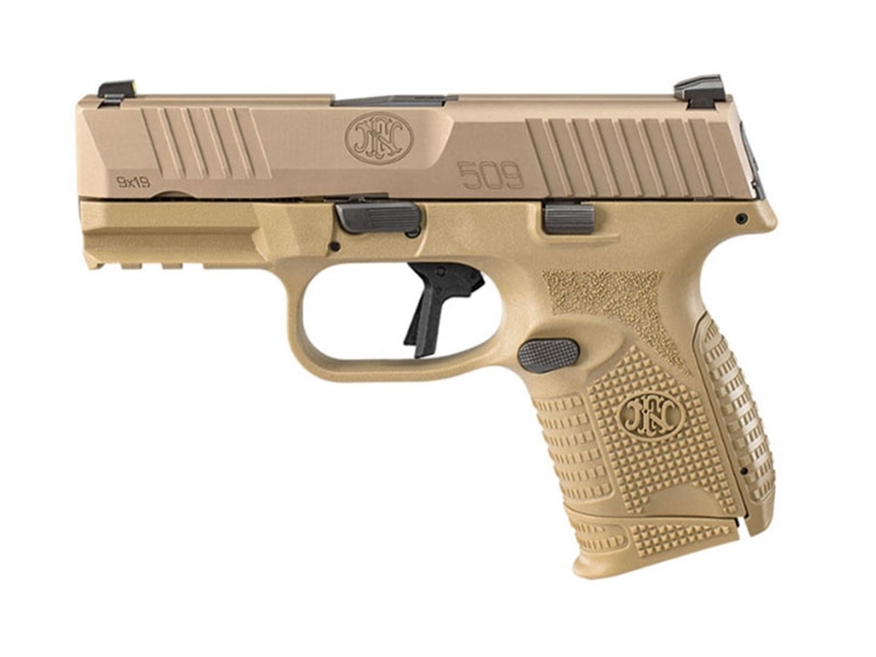 FN 509C 9mm Pistol, FDE 5 Magazine Bundle
