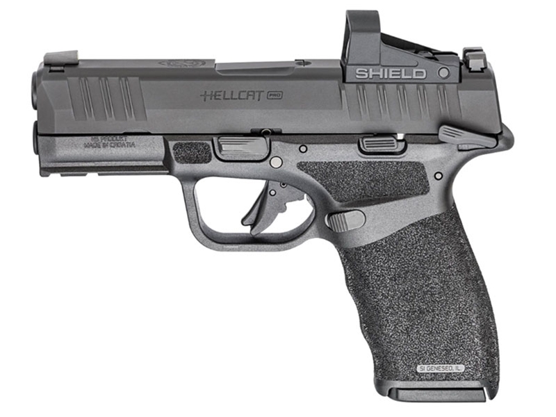 Springfield Hellcat Pro OSP 9mm Pistol 3.7' Black w/ Manual Safety & Shield SMSc