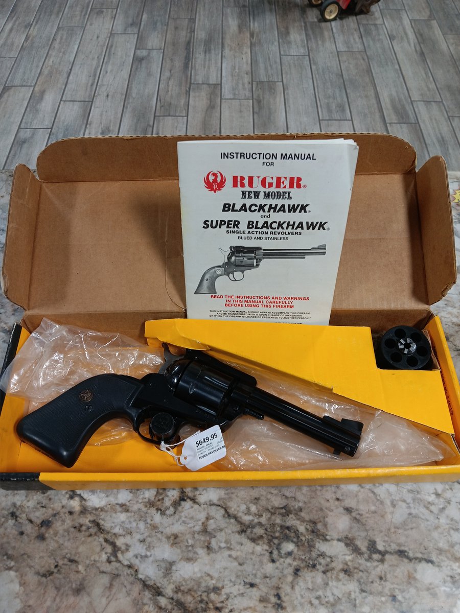 Ruger Black Hawk Blackhawk Single Action Six Shooter