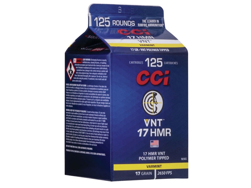 CCI Speer .17 HMR 17gn VNT 125rd