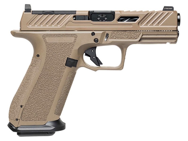 Shadow Systems XR920 Elite 9mm Pistol FDE, Black Barrel, Optic Ready