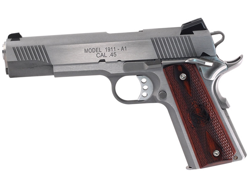 Springfield CA 1911 Loaded .45ACP 5' 7rd Pistol, Stainless