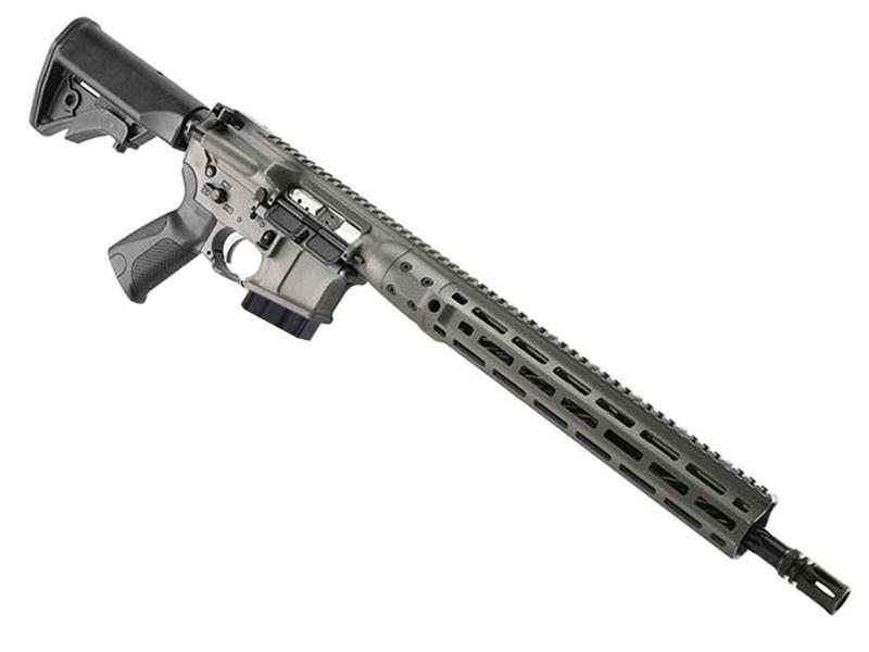 LWRC IC-DI MLOK Target Rail 5.56mm 16' Rifle, Tungsten Grey - CA